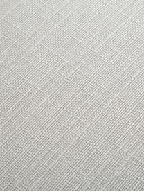 Chaise rembourrée moderne blanc crème Isla, Tissu blanc crème, noir, larg. 60 x prof. 62 cm