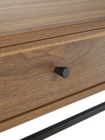 Otevřená šatní skříň ze dřeva a kovu Pacey, Dřevo, černá, Š 150 cm, V 180 cm