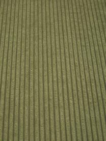 Módulo central de pana sofá Lennon, Tapizado: pana (92% poliéster, 8% p, Estructura: madera de pino maciza, ma, Patas: plástico Las patas están , Pana verde, An 89 x F 119 cm