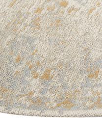 Okrągły ręcznie tkany dywan szenilowy Loire, Odcienie beżowego, Ø 150 cm (Rozmiar M)