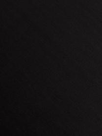 Sedia con braccioli imbottita in tessuto nero Rachel, Rivestimento: velluto (poliestere) Con , Gambe: metallo verniciato a polv, Velluto nero, Larg. 56 x Prof. 70 cm