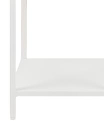 Libreria alta in metallo Neptun, Metallo verniciato a polvere, Bianco, Larg. 80 x Alt. 164 cm