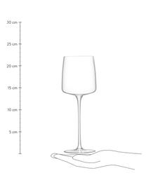 Kieliszek do białego wina Metropolitan, 4 szt., Szkło, Transparentny, Ø 8 x W 22 cm, 350 ml