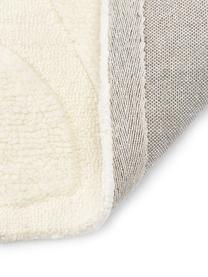 Tapis en laine tissé à la main Clio, Blanc crème, larg. 160 x long. 230 cm (taille M)