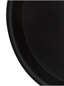 Cache-pot noir Indian, Métal, enduit, Noir, Ø 32 x haut. 60 cm