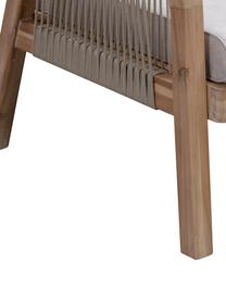 Súprava záhradných kresiel z akáciového dreva Lu, 4 diely, Sivá, akáciové drevo, Š 143 x H 72 cm