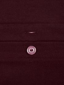 Flanell-Kissenbezüge Biba in Dunkelrot, 2 Stück, Webart: Flanell Flanell ist ein k, Dunkelrot, B 40 x L 80 cm