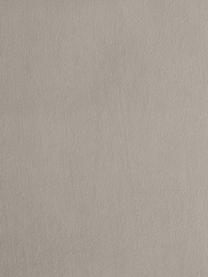 Divano angolare in velluto beige con piedini in metallo Fluente, Rivestimento: velluto (copertura in pol, Struttura: legno di pino massiccio, , Piedini: metallo verniciato a polv, Velluto beige, Larg. 221 x Prof. 200 cm, chaise longue a destra