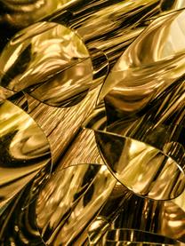 Grand plafonnier/applique design en plastique Veli, Technoplymère Goldflex®, souple, résistant à la casse, très brillant, Couleur dorée, Ø 53 x haut. 20 cm