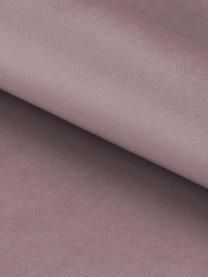 Samt-Schlafsofa Perugia in Rosa mit Metall-Füßen, ausklappbar, Bezug: Polyester Der hochwertige, Füße: Metall, lackiert, Samt Rosa, B 198 x T 95 cm