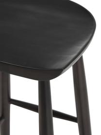 Barová židle z mangového dřeva Nino, Mangové dřevo, Černá, Š 40 cm, V 78 cm