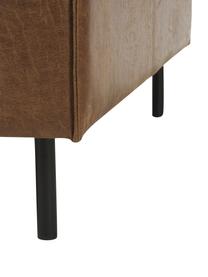 Křeslo z recyklované kůže Hunter, Hnědá, Š 87 cm, H 95 cm