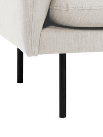 Sofa Moby (2-Sitzer) mit Metall-Füßen, Bezug: Polyester Der hochwertige, Gestell: Massives Kiefernholz, FSC, Füße: Metall, pulverbeschichtet, Webstoff Beige, B 170 x T 95 cm