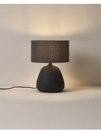 Keramická stolní lampa Eileen, Matná černá, Ø 26 cm x V 35 cm