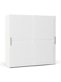Modulová šatní skříň s posuvnými dveřmi Charlotte, šířka 200 cm, různé varianty, Bílá, Interiér Basic, V 200 cm