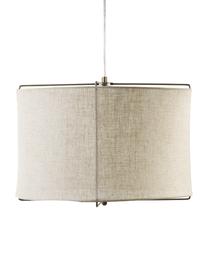 Lampa wisząca z lnu Clouds, Beżowy, Ø 50 x W 29 cm