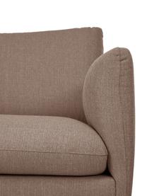 Sillón Fluente, Tapizado: poliéster Alta resistenci, Estructura: madera de pino maciza, Patas: metal, Tejido gris pardo, An 90 x F 90 cm