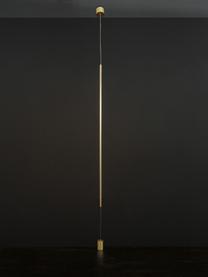 Suspension LED design à fixer au sol Elettra, Couleur dorée, Ø 7 x haut. 120 cm
