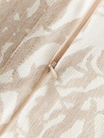 Funda de cojín para exterior estampado jacquard Ortun, 100% poliacrílico tintado por rotación

El material utilizado para este producto ha sido probado contra sustancias nocivas y está certificado según el STANDARD 100 por OEKO-TEX®, 4854CIT, CITEVE., Tonos beige, An 40 x L 40 cm