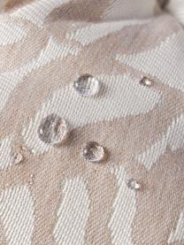 Funda de cojín para exterior estampado jacquard Ortun, 100% poliacrílico tintado por rotación

El material utilizado para este producto ha sido probado contra sustancias nocivas y está certificado según el STANDARD 100 por OEKO-TEX®, 4854CIT, CITEVE., Tonos beige, An 40 x L 40 cm
