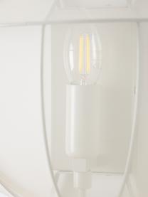 Kinkiet z siateczki Beau, Stelaż: metal malowany proszkowo, Kremowobiały, S 30 x W 22 cm
