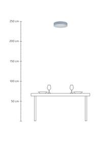 Plafón LED Helen, Gris, Ø 35 x Al 7 cm