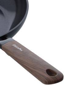 Bratpfanne Eco Smartshape mit Holzgriff, Griff: Holz, Schwarz, Ø 20 x H 8 cm
