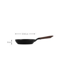 Bratpfanne Eco Smartshape mit Holzgriff, Griff: Holz, Schwarz, Ø 20 x H 8 cm