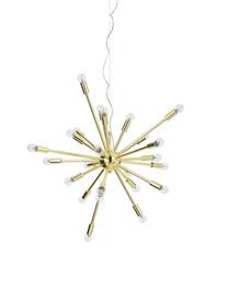 Lámpara de techo grande Spike, Pantalla: metal, Anclaje: metal, Cable: plástico, Dorado, Ø 90 cm