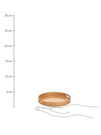 Bandeja redondas de bambú Ambo, Bambú, Bambú, Ø 38 x Al 5 cm