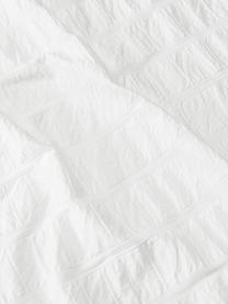 Federa arredo in cotone bianco Esme 2 pz, Retro: Renforcé Densità del filo, Bianco, Larg. 50 x Lung. 80 cm 2 pz