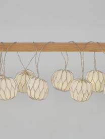Girlanda świetlna LED Origami, 275 cm i 10 lampionów, Biały, odcienie srebrnego, D 275 cm