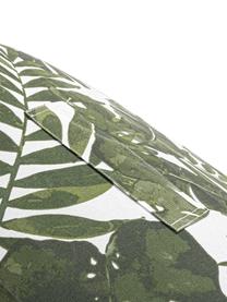 Aufblasbarer Garten-Liegesack Rihanna mit tropischem Motiv, Bezug: Polyestergewebe (200 g/m², Grün, Weiß, B 60 x T 90 cm