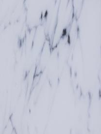 Wandtafel Aruba in marmerlook, Frame: metaal, gepoedercoat, Wit, goudkleurig, 110 x 81 cm
