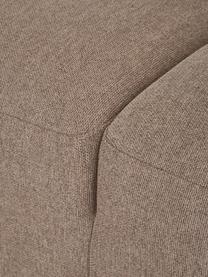 Hoekbank Melva (4-zits), Bekleding: 100% polyester De slijtva, Frame: massief grenenhout, FSC-g, Poten: kunststof, Geweven stof taupe, B 319 x D 196 cm, hoekdeel links
