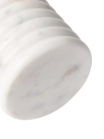 Boîte de rangement en marbre Orta, Marbre, Blanc, marbré, Ø 10 x haut. 10 cm