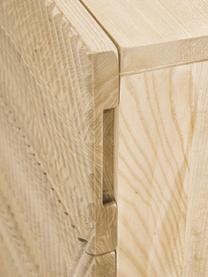 Komoda z litego drewna jesionowego Louis, Korpus: lite drewno jesionowe, la, Drewno jesionowe, S 100 x W 75 cm