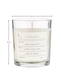 Vonná svíčka Morning (grep), Přírodní sójový vosk, sklo, Transparentní, Ø 8 cm, V 8 cm