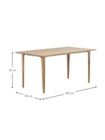 Esstisch Archie aus Eichenholz, verschiedene Größen, Massives Eichenholz, geölt
100 % FSC Holz aus nachhaltiger Forstwirtschaft, Eichenholz, B 200 x T 100 cm