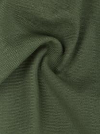 Housse de coussin en coton vert mousse Mads, 100 % coton, Vert mousse, larg. 40 x long. 40 cm