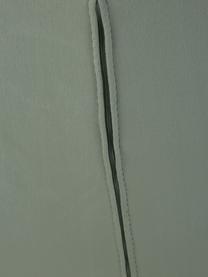 Sedia a dondolo in velluto con gambe in metallo Wing, Rivestimento: velluto (poliestere) Con , Struttura: metallo zincato, Velluto color salvia, dorato, Larg. 76 x Prof. 108 cm