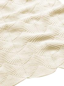 Baby knuffeldeken Scallop van bio-katoen, 100% biokatoen, GOTS-gecertificeerd, Beige, L 100 x B 80 cm