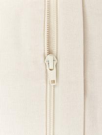 Federa arredo in cotone color nero/biege con nappe Okiro, 100% cotone, Beige, nero, Larg. 45 x Lung. 45 cm