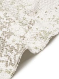 Ručne tkaný bavlnený behúň Jasmine, Béžová, vzorovaná, Š 80 x D 250 cm