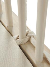 Kinder-Sitzbank Vimmerby mit Sitzkissen, Sitzkissen: Baumwollcanvas, Kiefernholz, Webstoff Cremeweiß, B 90 x T 39 cm