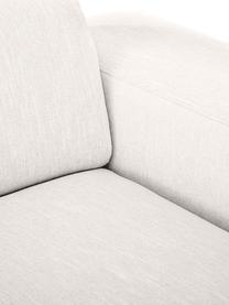 Canapé d'angle 3 places Melva, Tissu grège, larg. 239 x prof. 143 cm, méridienne à gauche