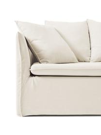 Ecksofa Mila (3-Sitzer), Bezug: 100% Polyester Der hochwe, Gestell: Kieferholz, Faserplatte, , Webstoff Beige, B 230 x H 85 cm, Eckteil rechts