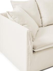 Ecksofa Mila (3-Sitzer), Bezug: 100% Polyester Der hochwe, Gestell: Kieferholz, Faserplatte, , Webstoff Beige, B 230 x H 85 cm, Eckteil rechts