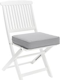 Cuscino sedia alto in cotone Zoey 2 pz, Rivestimento: 100% cotone, Grigio chiaro, Larg. 40 x Lung. 40 cm