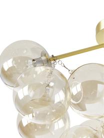 Plafonnier boules de verre Bubbles, Couleur dorée, Ø 60 x haut. 36 cm